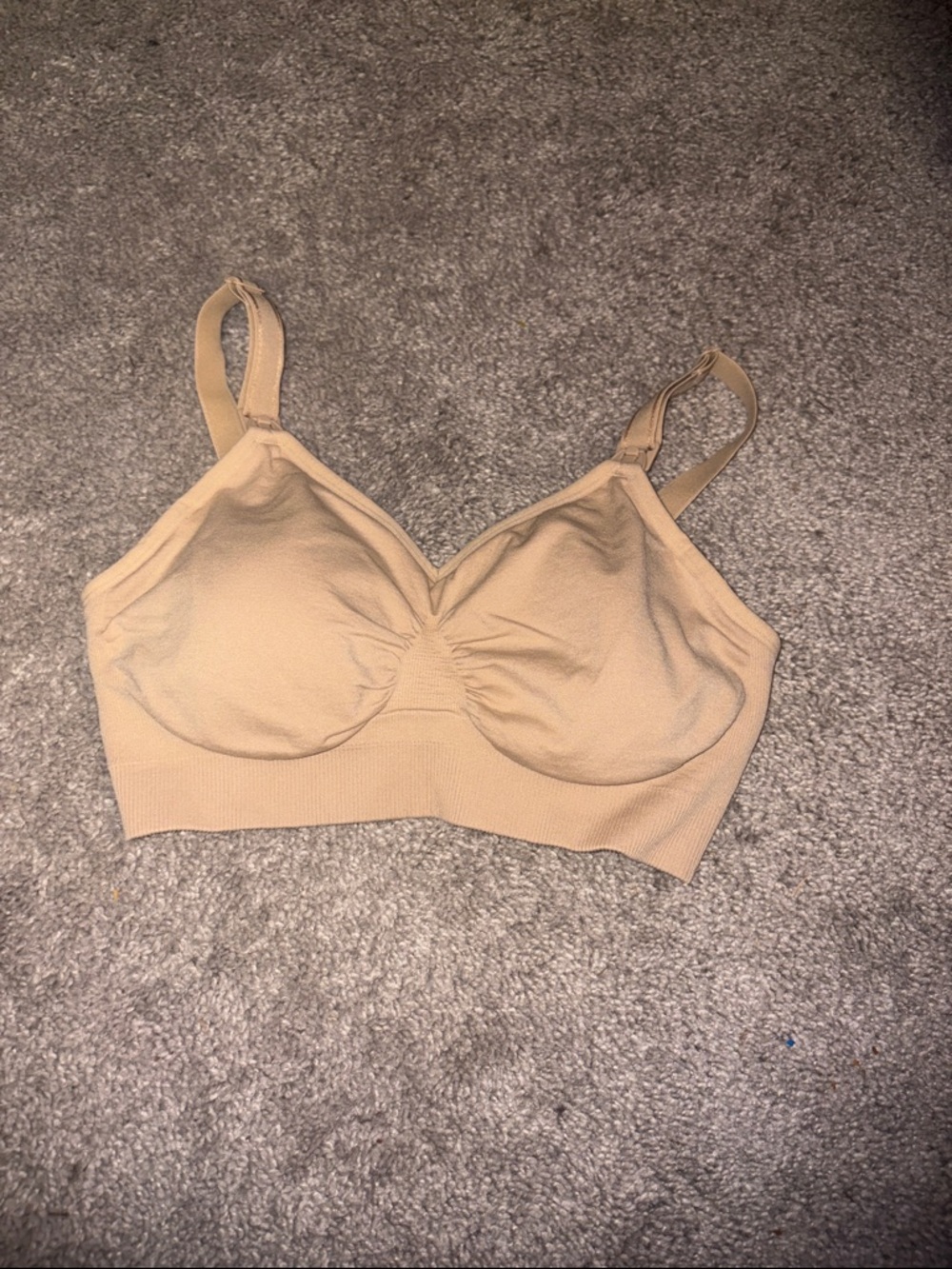 Seamless Nude Wireless Comfort Bra size M new